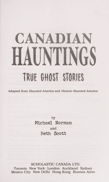 Canadian Hauntings