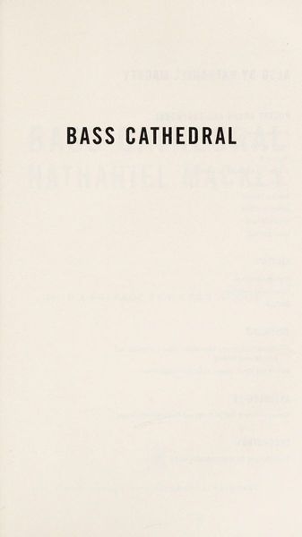 Bass Cathedral