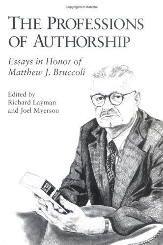 The Professions of Authorship