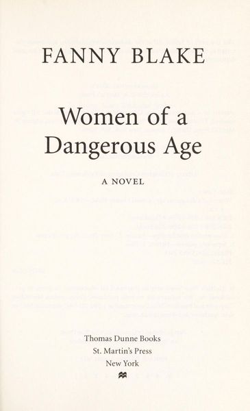 Women of a Dangerous Age