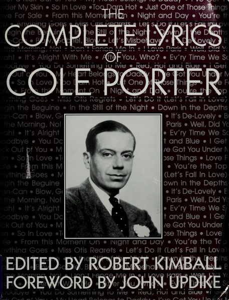 The Complete Lyrics Of Cole Porter