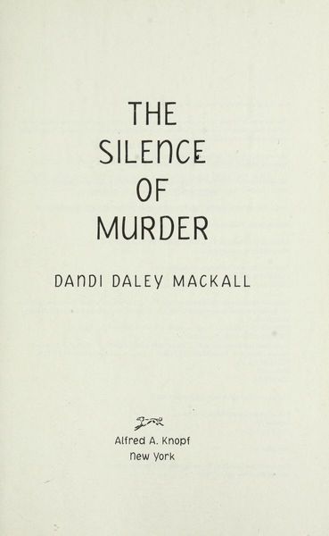 The Silence of Murder