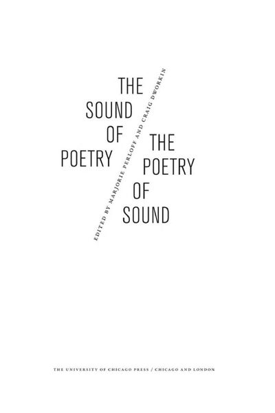 The Sound of Poetry / The Poetry of Sound