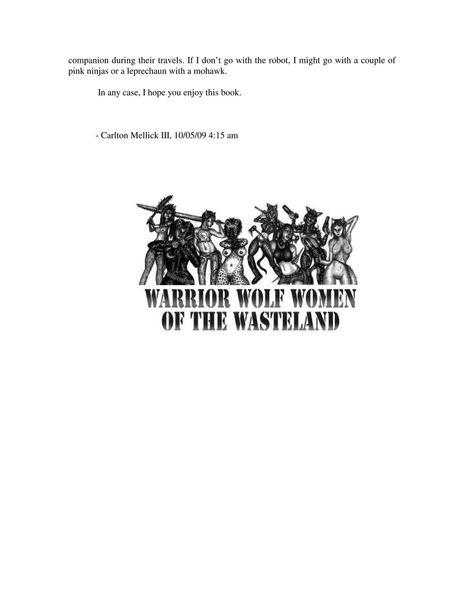 Warrior Wolf Women of the Wasteland