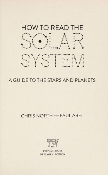 How to Read the Solar System