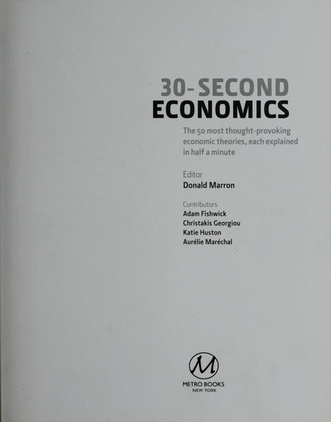 30-second Economics