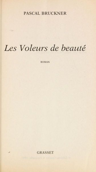 Les voleurs de beauté