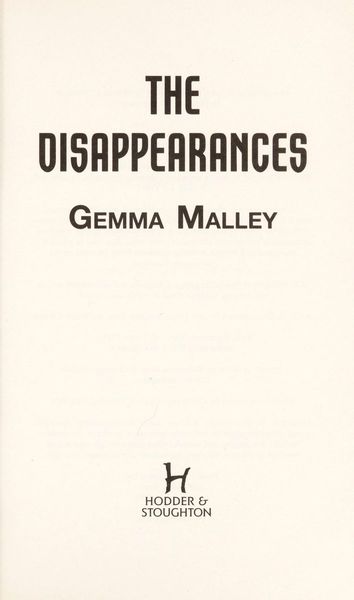 The Disappearances