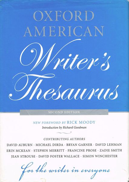 Oxford American Writer's Thesaurus