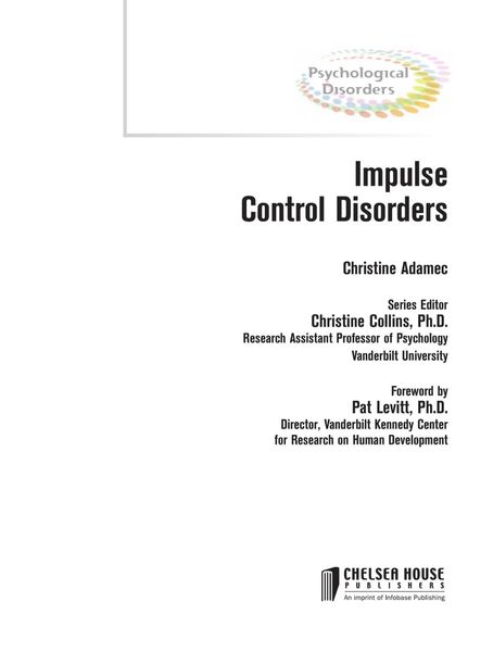 Impulse Control Disorders