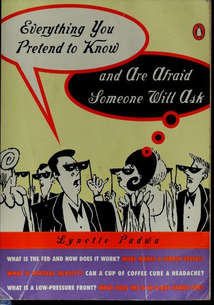 Everything You Pretend to Know and Are Afraid Someone Will Ask