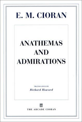 Anathemas and Admirations