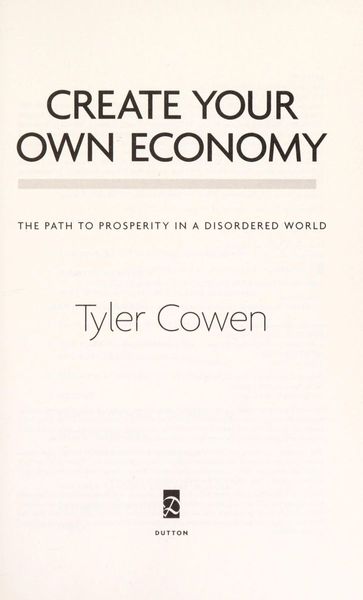 Create Your Own Economy
