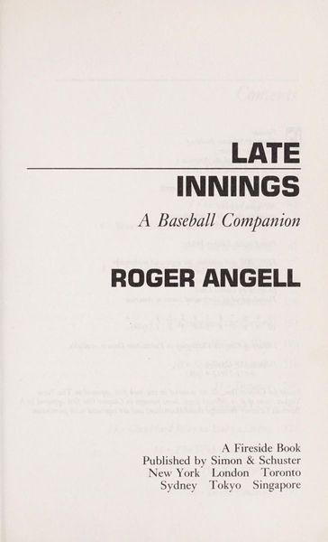 Late Innings