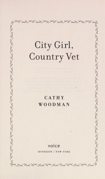 City Girl, Country Vet