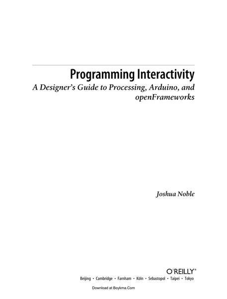 Programming Interactivity