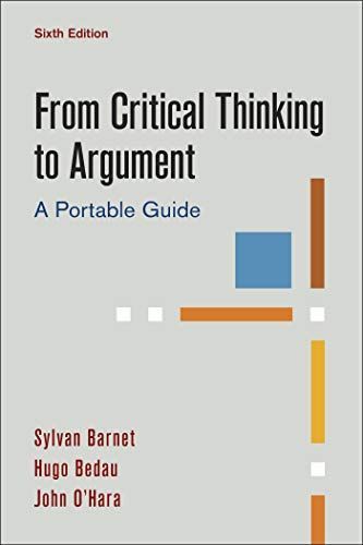 From Critical Thinking to Argument