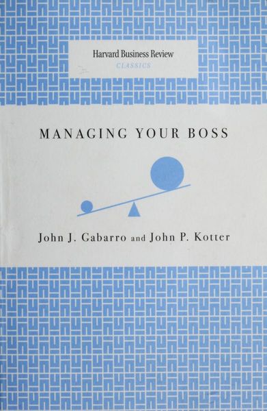 Managing Your Boss