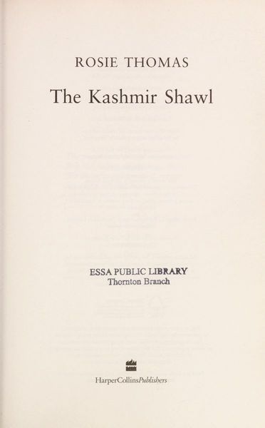 The Kashmir Shawl