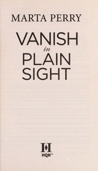 Vanish in Plain Sight