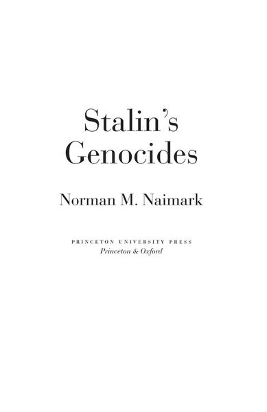 Stalin's Genocides