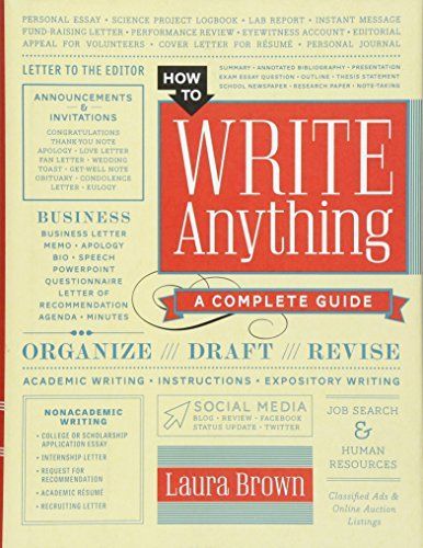 How to Write Anything: A Complete Guide