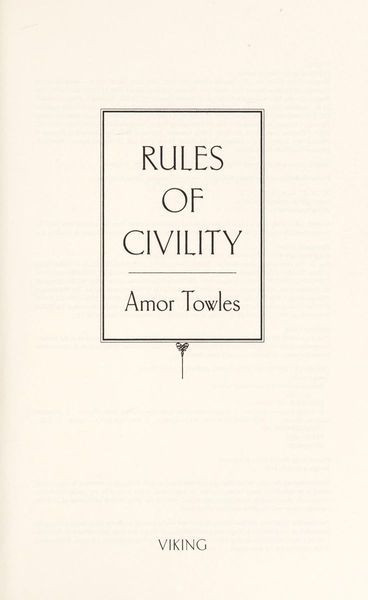 Rules of Civility