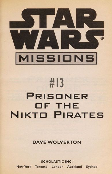 Prisoner of the Nikto Pirates