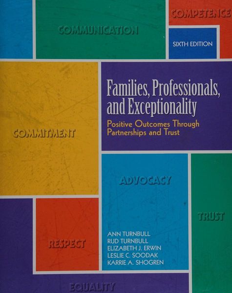 Families, Professionals, and Exceptionality