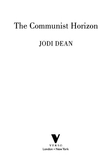 The Communist Horizon