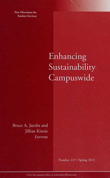 Enhancing sustainability campuswide