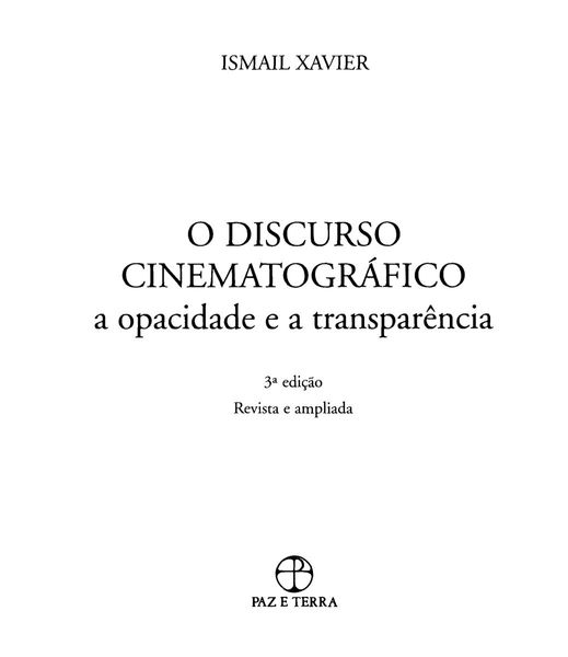 O discurso cinematogra fico