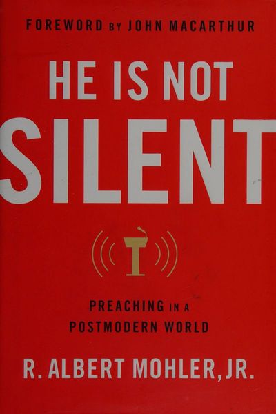 He is not silent