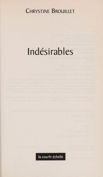 Indesirables