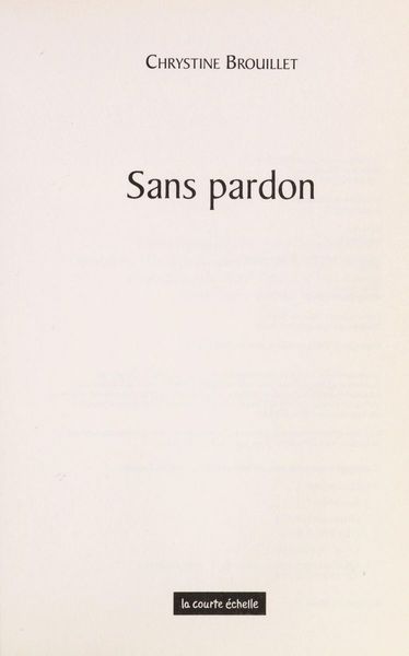 Sans pardon