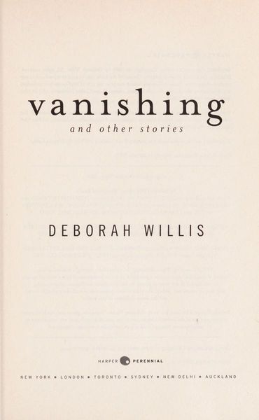 Vanishing and other stories