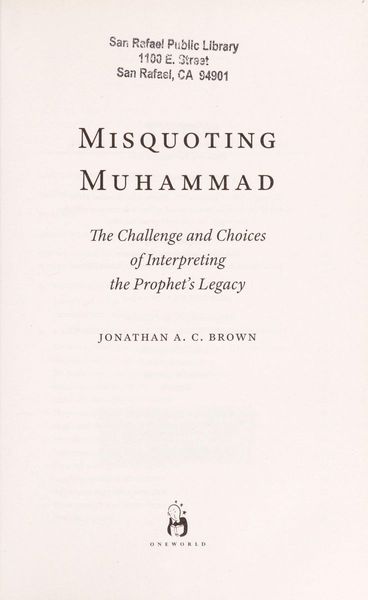 Misquoting Muhammad