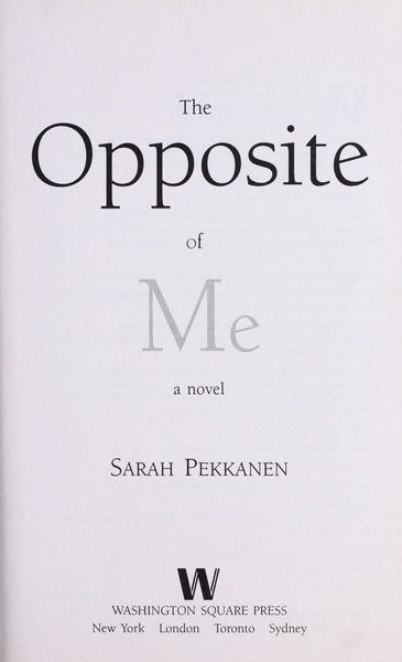 The opposite of me