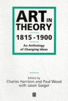 Art in Theory, 1815-1900