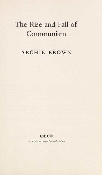 The rise and fall of communism