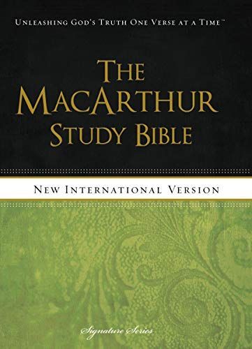 NIV, The MacArthur Study Bible, Hardcover