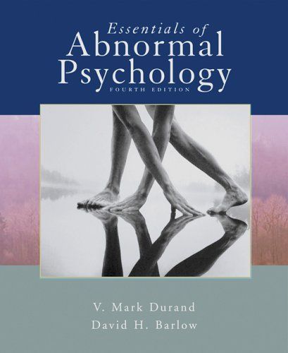 Essentials of Abnormal Psychology (with CD-ROM)