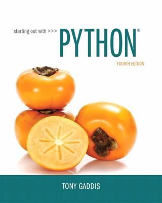 Starting Out with Python Plus MyProgrammingLab with Pearson EText -- Access Card Package