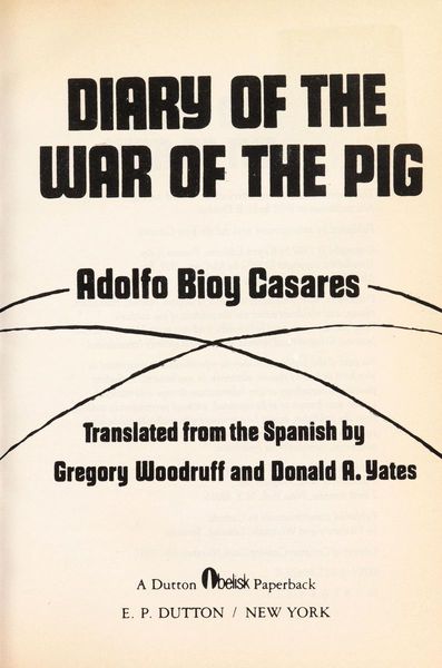 Diary of the War of the Pig