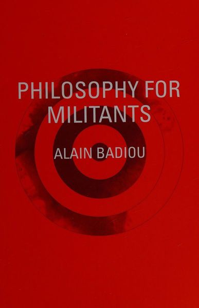 Philosophy for Militants