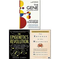 Emperor of All Maladies, Epigenetics Revolution and The Gene 3 Books Collection Set