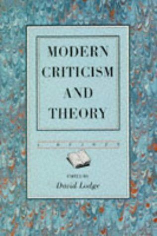 Modern Criticism and Theory