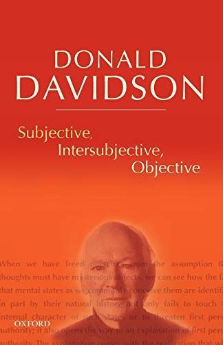 Subjective, Intersubjective, Objective