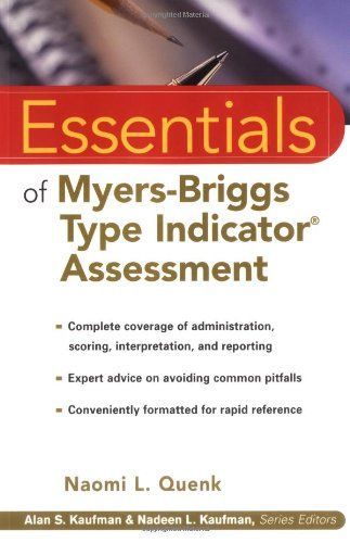 Essentials of Myers-Briggs Type Indicator Assessment