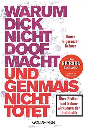 Warum dick nicht doof macht und Genmais nicht tötet